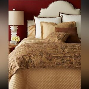 Set of 2 NWT $115ea Ralph Lauren STANDARD Pillow Sham Bellosguardo Paisley 20x28
